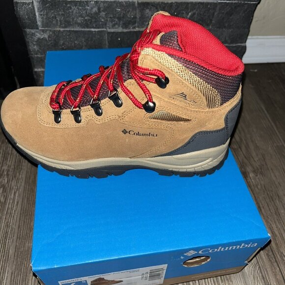 Columbia Women's Newton Ridge Plus Waterproof Amped Size 6.5 Elk Mountain Red - Picture 5 of 7